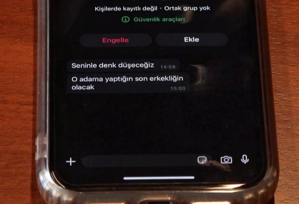 Aktan'ın aldığı tehditler